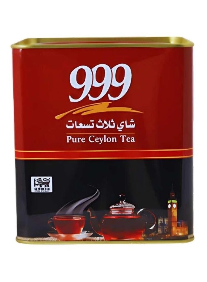شاي 999 ثلاث تسعات اسود ورقة كاملة ، 250 جرام